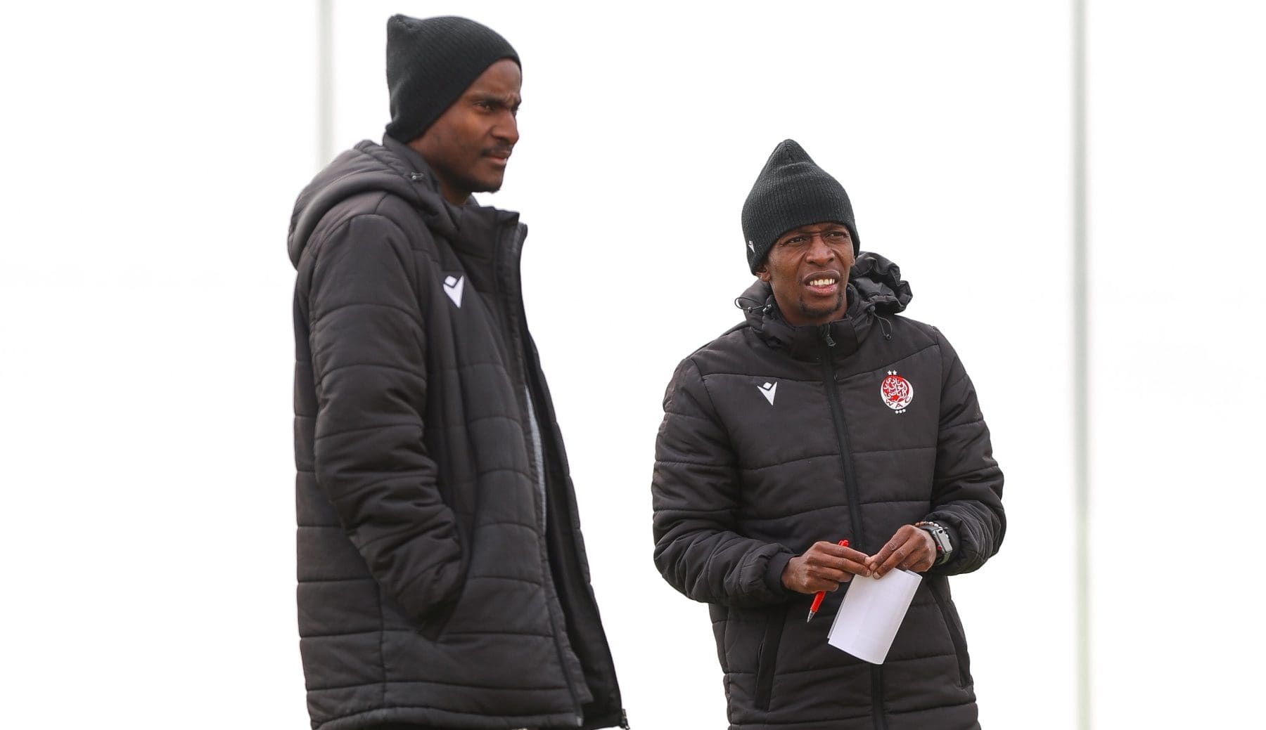 Rulani Mokwena and Sinethemba Badela at Wydad Casablanca