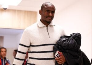 Rulani Mokwena arriving for Wydad AC match