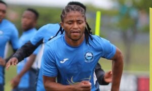 Former Kaizer Chiefs midfielder Siyethemba Sithebe at Richards Bay FC