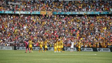 Soweto Derby crowd for the Kaizer Chiefs and Orlando Pirates tie