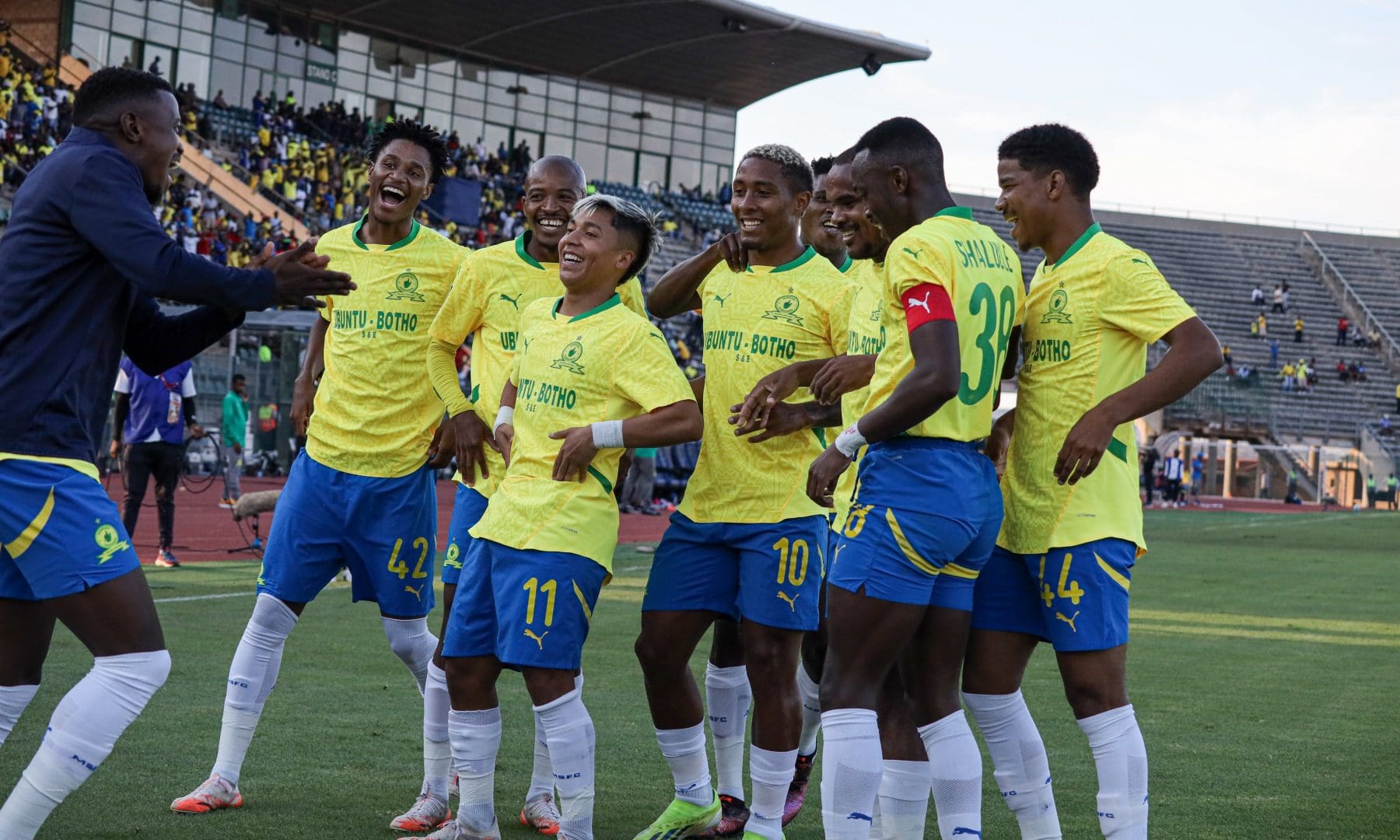 Mamelodi Sundowns in action in the league