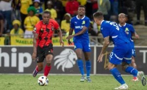 Mamelodi Sundowns in action against TS Galaxy