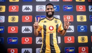 Kaizer Chiefs new signing Tasheeq Matthews during his unveiling