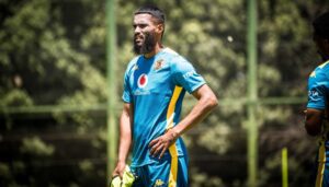 Tashreeq Morris during a training session at Kaizer Chiefs