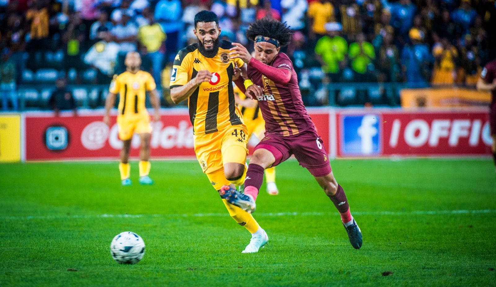 Tashreeq Morris of Kaizer Chiefs in action against Stellenbosch FC