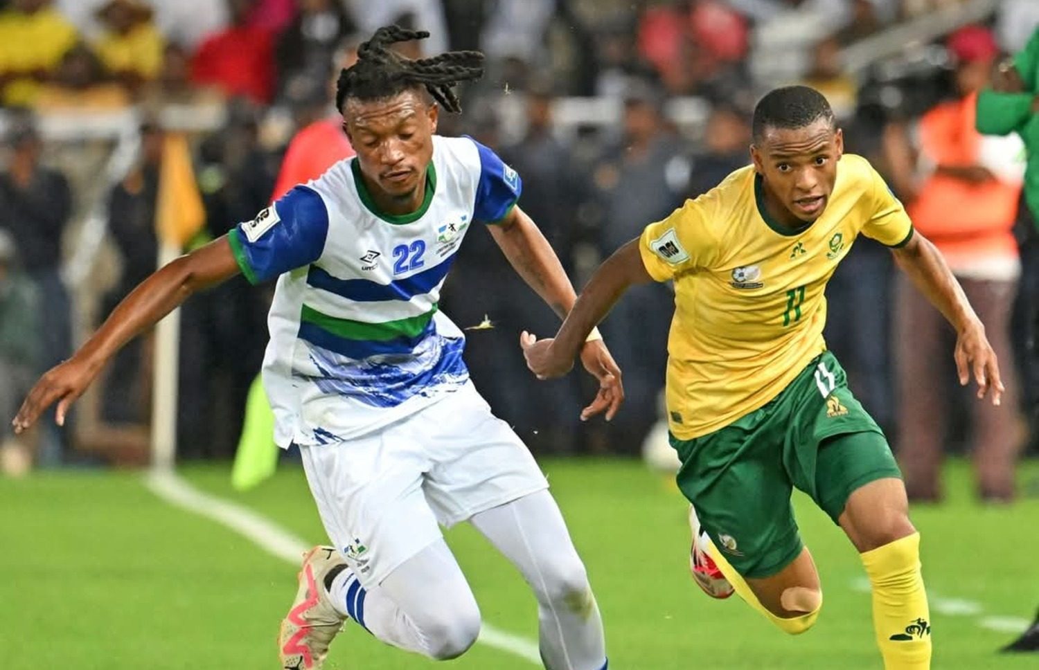 The 2026 FIFA World Cup qualifier tie between Bafana Bafana and Lesotho at the New Peter Mokaba Stadium