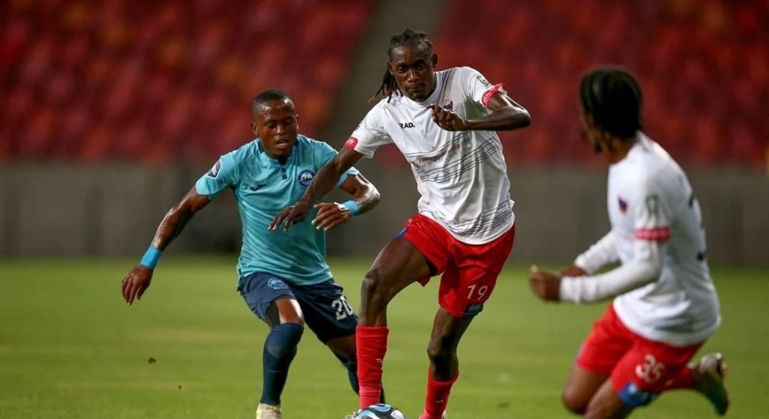 Baraka Majogoro in action for Chippa United