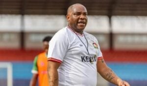 Bafana Bafana legend Benni McCarthy in during the Harambee Stars training