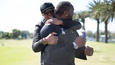 Benni McCarthy with Doctor Khumalo