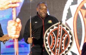 Kenya national team coach Benni McCarthy at his unveiling