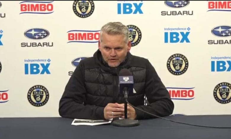 Philadelphia Union coach Bradley Carnell