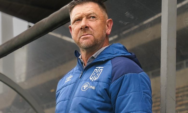 Eric Tinkler during his time at Cape Town City FC