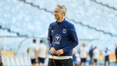 Cape Town City coach Muhsin Ertugral during training session