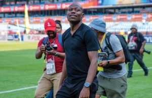 Mamelodi Sundowns legend Hlompho Kekana before a game