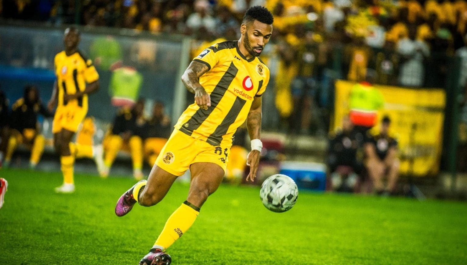 Inacio Miguel of Kaizer Chiefs in action