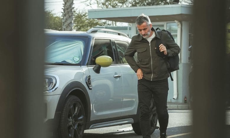 Orlando Pirates coach Jose Riveiro arriving at Pirates training facility
