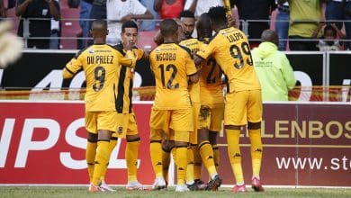 Kaizer Chiefs in action against Stellenbosch FC at Nelson Mandela Bay Stadium