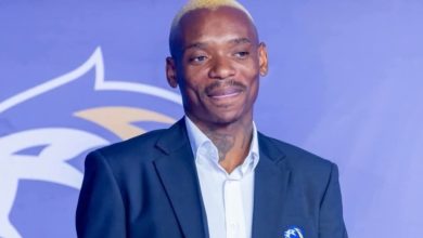 Former Kaizer Chiefs forward Khama Billiat during Scottland FC kit unveiling.