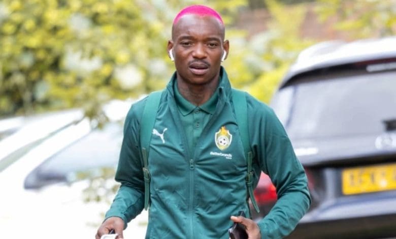 Former Kaizer Chiefs star Khama Billiat in Zimbabwe colors