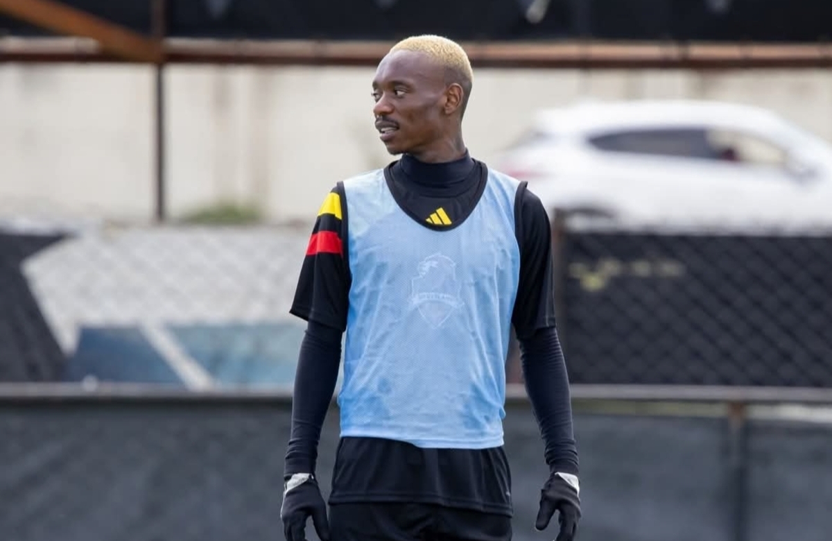 Former Kaizer Chiefs forward Khama Billiat during Scottland FC training.