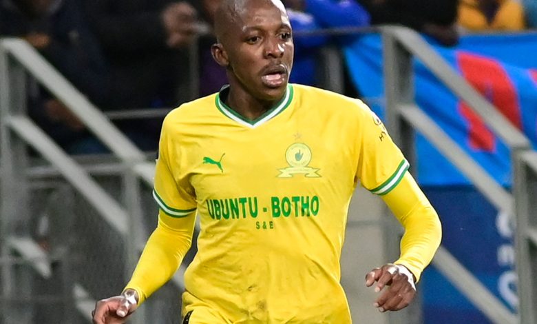 Khuliso Mudau of Mamelodi Sundowns in action