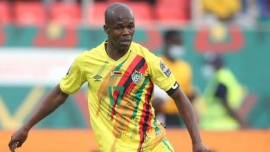 Knowledge Musona in action for Zimbabwe