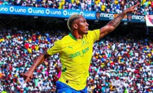 Lucas Ribeiro Costa in action for Mamelodi Sundowns