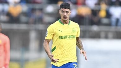 Mamelodi Sundowns defender Lucas Suarez in action