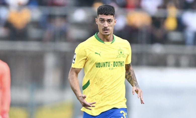 Mamelodi Sundowns defender Lucas Suarez in action