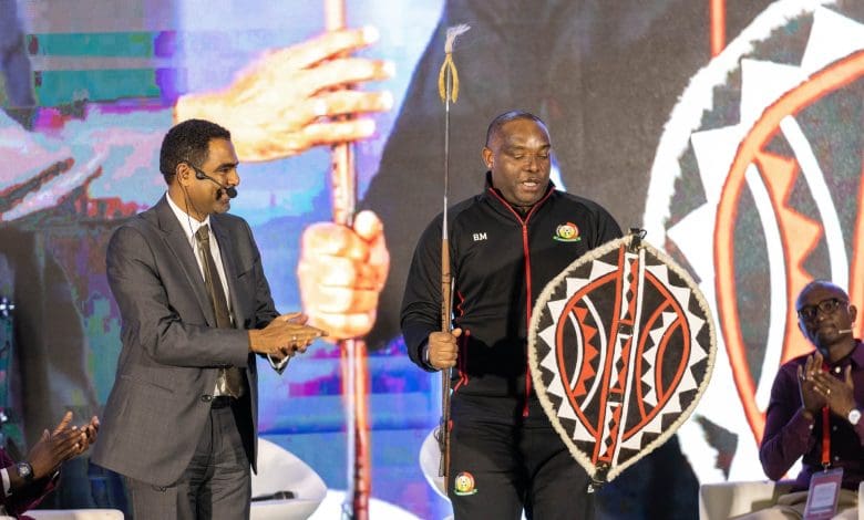 Benni McCarthy with Kenya national team