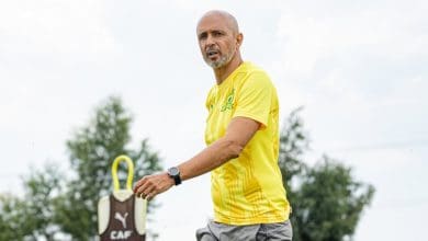 Mamelodi Sundowns coach Miguel Cardoso during training session at Chloorkop