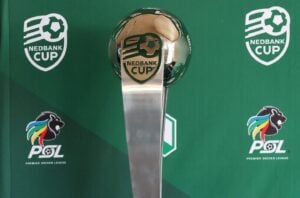 The Nedbank Cup trophy the PSL