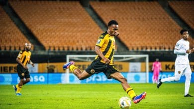 Njabulo Blom in Kaizer Chiefs colours