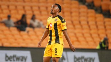 Kaizer Chiefs star Njabulo Blom in action against Magesi FC