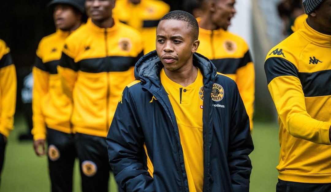 Nkosingiphile Ngcobo in Kaizer Chiefs colours