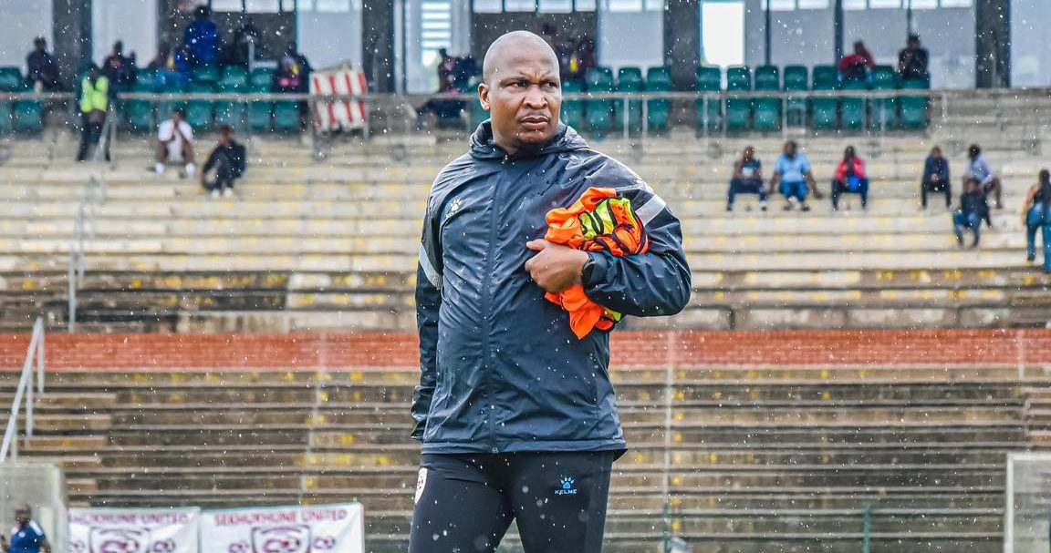 Paulus Masehe of Sekhukhune United before a game