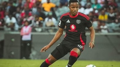 Siyabonga Ndlozi in action for Orlando Pirates