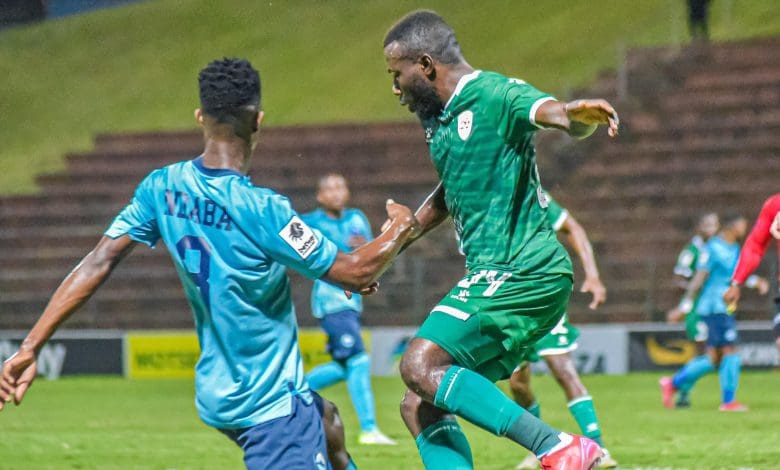 Sekhukhune United in action against Richards Bay FC