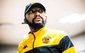 Sibongiseni 'Ox' Mthethwa in Kaizer Chiefs colors