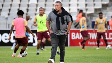 Stellenbosch FC head coach Steve Barker