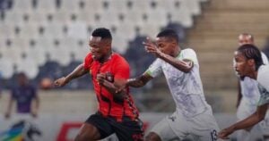 Marumo Gallants in action against TS Galaxy