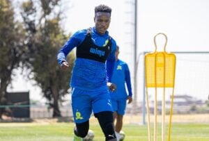 Themba Zwane training at Mamelodi Sundowns