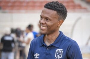 Thulani Serero smiling.