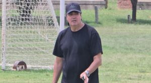 Zeca Marques of Black Leopards running around during a training session