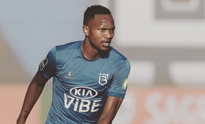 Thibang Phete in action for his former club abroad