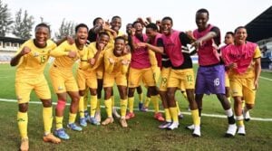 Amajita players in celebratory mood