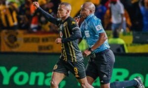 Ashley Du Preez of Kaizer Chiefs running
