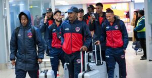 Azola Ntsabo and Darren Johnson at Chippa United