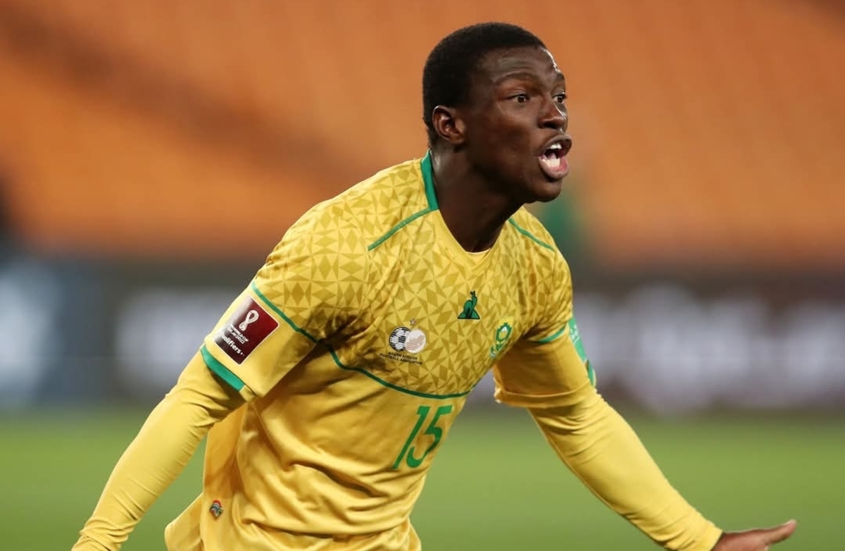 Bongokuhle in Bafana Bafana colors