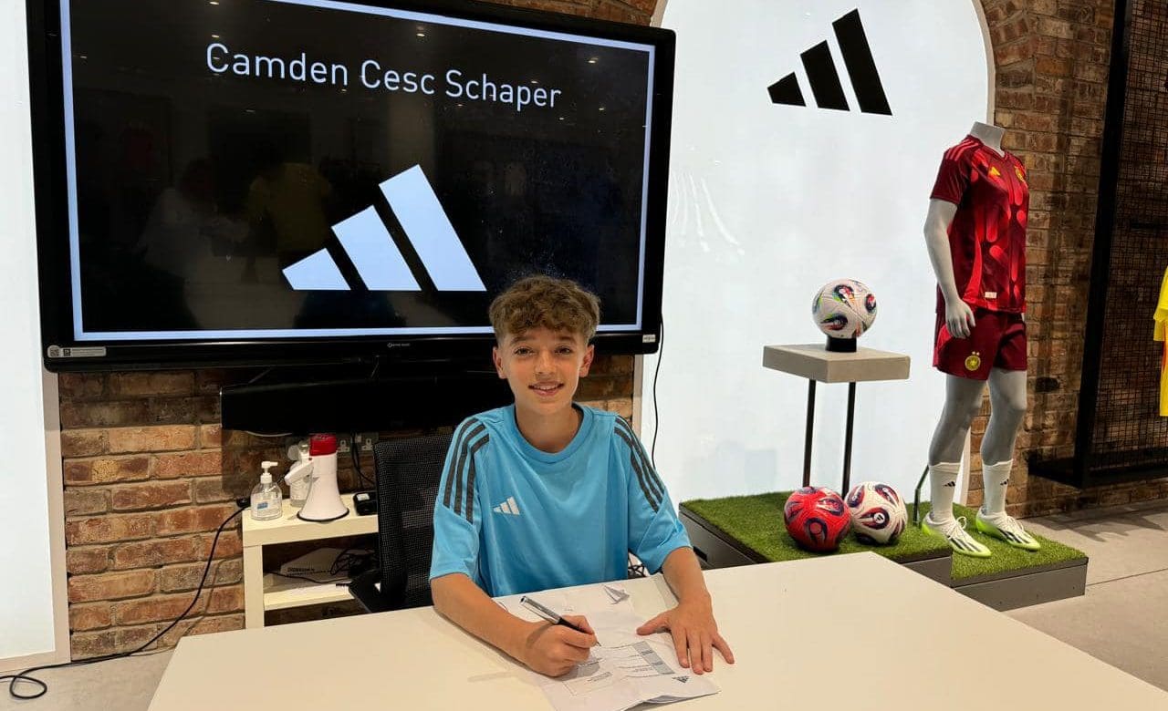 Camden Schaper signing with Adidas